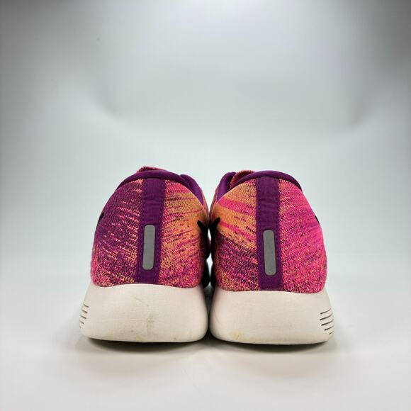 Nike LunarEpic Low Flyknit Pink Purple Running Shoes 843765-500 Women's Size 8 - Picture 5 of 10